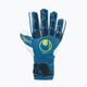 Detské brankárske rukavice uhlsport Hyperact Soft Flex Frame modro-biele 101123801 4