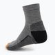 Pánske trekingové ponožky Salewa MTN TRN AM QRT sivé 00-0000069034 2