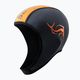 Plachetnica Silikónová čierno-oranžová plavecká čiapka NEOPRENE CAP 4