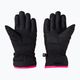 Detské lyžiarske rukavice Reusch Alan black/pink 6/61/115 2