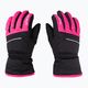 Detské lyžiarske rukavice Reusch Alan black/pink 6/61/115 3