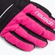 Detské lyžiarske rukavice Reusch Alan black/pink 6/61/115 4