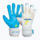 Reusch Attrakt Aqua modro-biele brankárske rukavice 5270439 5