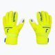 Reusch Attrakt Grip Finger Support Junior brankárske rukavice žlté 5272810