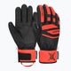 Detské lyžiarske rukavice Reusch Worldcup Warrior Prime R-Tex XT black/red 62/71/244 5