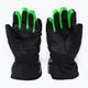 Detské lyžiarske rukavice Reusch Flash Gore-Tex black/green 62/61/35 2