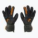 Reusch Attrakt Freegel Silver Finger Support Juniorské brankárske rukavice čierno-zelené 5372030-5555