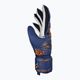 Brankárske rukavice Reusch Attrakt Solid premium modrá/zlatá 4