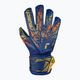 Detské brankárske rukavice Reusch Attrakt Silver Junior premium modrá/zlatá/čierna 2