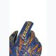 Detské brankárske rukavice Reusch Attrakt Silver Junior premium modrá/zlatá/čierna 7
