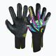 Detské brankárske rukavice Reusch Attrakt Fusion Strapless black/safety yellow/black