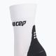 CEP Dámske bežecké kompresné ponožky 3.0 White WP4B8X2 3
