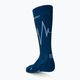 CEP Heartbeat dámske kompresné bežecké ponožky modré WP20NC2 2