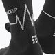 CEP Heartbeat dámske kompresné bežecké ponožky čierne WP2CKC2 6
