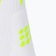 CEP Heartbeat pánske kompresné bežecké ponožky biele WP3CPC2 3