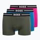 Hugo Boss Trunk Bold pánske boxerky 3 páry čierne 50490888-970