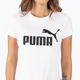 Dámske tréningové tričko PUMA ESS Logo Tee white 586774 02 4