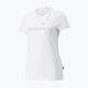 Dámske tričko PUMA ESS+ Metallic Logo Tee puma white/silver metallic