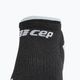 Pánske kompresné bežecké ponožky CEP Ultralight No Show black/light grey 3