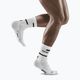 CEP Pánske kompresné bežecké ponožky 4.0 Mid Cut White 3