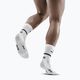 CEP Pánske kompresné bežecké ponožky 4.0 Mid Cut White 2
