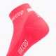 Dámske kompresné bežecké ponožky CEP 4.0 Low Cut pink 6