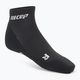 CEP Pánske kompresné bežecké ponožky 4.0 Low Cut čierne 2