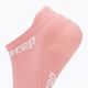 Dámske kompresné bežecké ponožky CEP 4.0 No Show rose 4