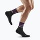CEP Pánske kompresné bežecké ponožky 4.0 Mid Cut fialová/čierna 5