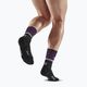 CEP Pánske kompresné bežecké ponožky 4.0 Mid Cut fialová/čierna 6
