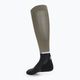 CEP Tall 4.0 olivové/čierne pánske kompresné bežecké ponožky 3