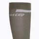 CEP Tall 4.0 olivové/čierne pánske kompresné bežecké ponožky 4