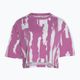 Dámske tričko adidas Thebe Magugu Allover Print Crop Tee semi pulse lilac/white