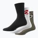 Ponožky adidas FIVE TEN Cushioned Crew Sock 3 páry olivová vrstva/biela/čierna 6