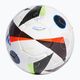 Futbalová lopta adidas Fussballliebe Pro Sala Euro 2024 white/black/glow blue veľ. 4 2