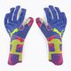 PUMA Future Ultimate Energy Nc brankárske rukavice ultra blue/yellow alert/luminous pink