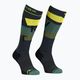 Pánske lyžiarske ponožky ORTOVOX Freeride Long Socks Cozy black steel 7