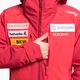 Pánska lyžiarska bunda Descente Swiss National Team Replica 86 červená DWMUGK2 9