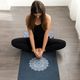 Yoga Design Lab Combo Cestovná podložka na jogu 1,5 mm tmavomodrá Mandala Sapphire 5