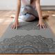 Yoga Design Lab Flow Pure 6 mm zelená podložka na jogu Mandala Charcoal 6