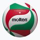Volejbalová lopta Molten V4M4000-4 biela/zelená/červená veľkosť 4 4