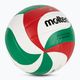 Volejbalová lopta Molten V5M1500-5 biela/zelená/červená veľkosť 5 2