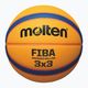 Molten basketbal B33T5000 FIBA 3x3 žltá/modrá veľkosť 3
