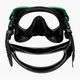 TUSA Paragon S Mask potápačská maska čierno-zelená M-1007 5