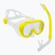 Potápačská súprava TUSA maska + šnorchel žltá UC-0211PFY