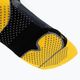 Karakal X4 členkové tenisové ponožky black/yellow KC530 5