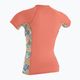 Dámske plavecké tričko O'Neill Side Print Rash Guard orange 5405S 2