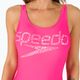 Speedo dámske jednodielne plavky Logo Deep U-Back pink 68-12369A657 7