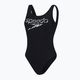 Dámske jednodielne plavky Speedo Logo Deep U-Back black 68-12369 4