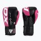 RDX REX F4 ružovo-čierne boxerské rukavice BGR-F4P-8OZ 3
